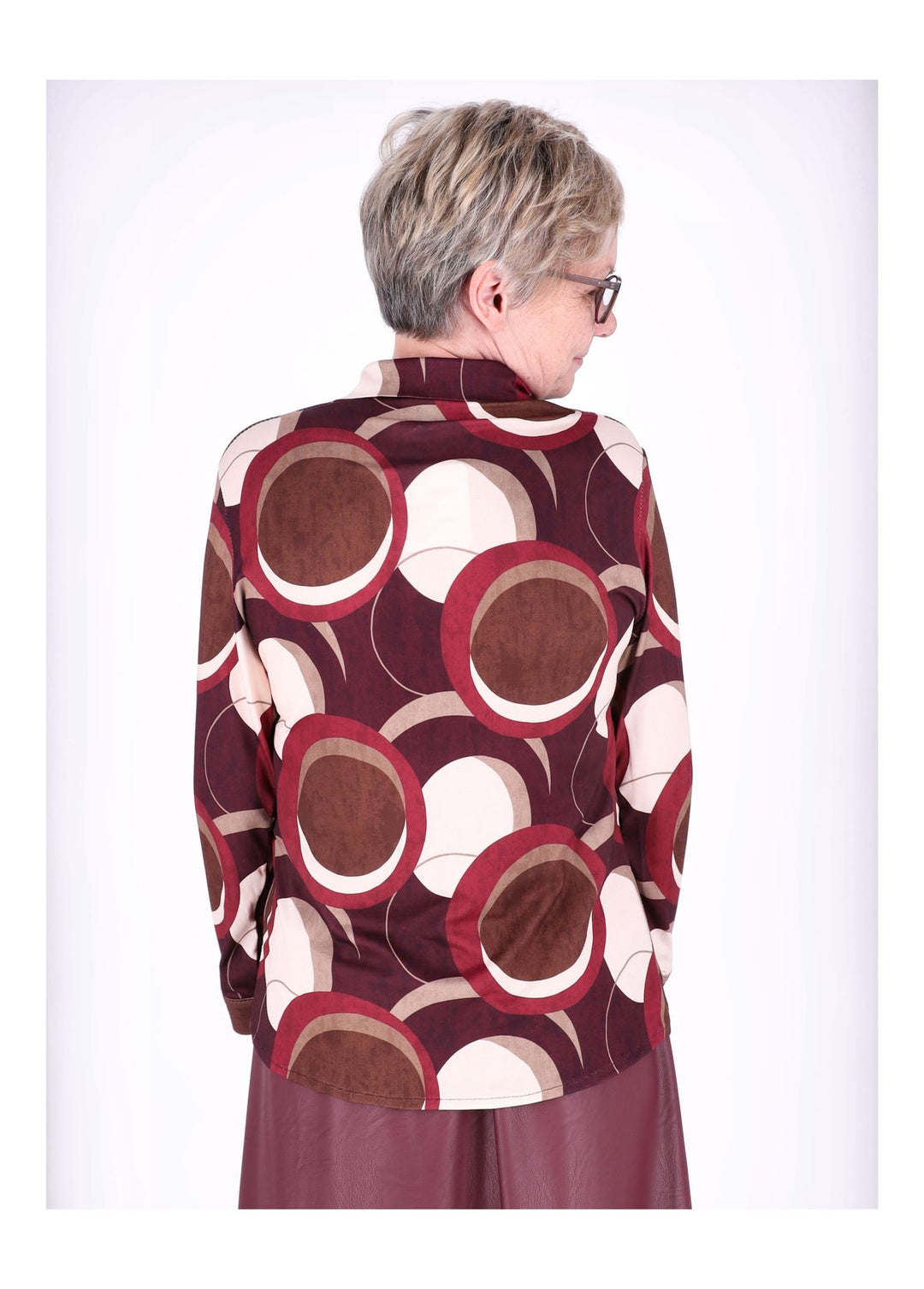 Splash of Color Bluse AOP Kreise