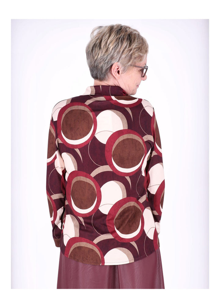 Splash of Color Bluse AOP Kreise