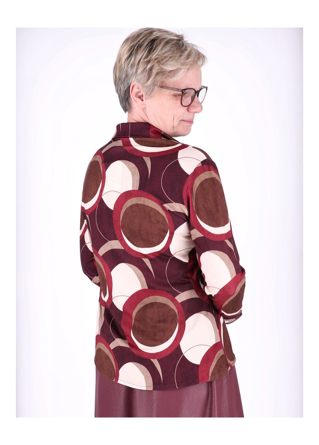Splash of Color Bluse AOP Kreise