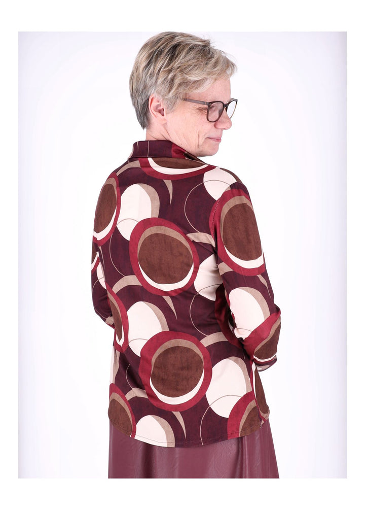 Splash of Color Bluse AOP Kreise