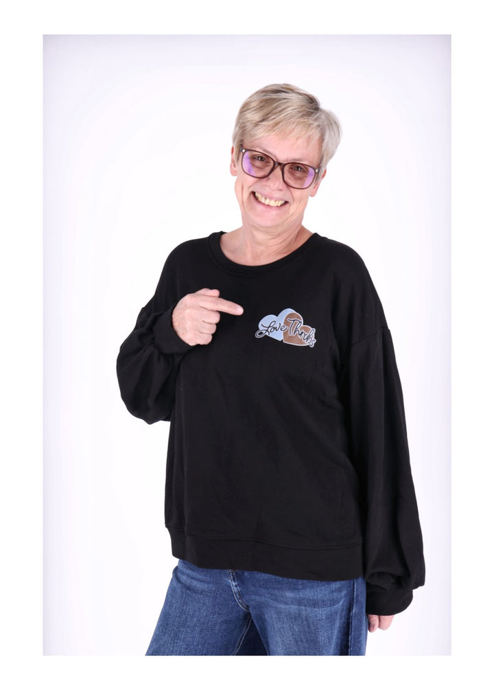 Splash of Color Sweatshirt Damen Hasen
