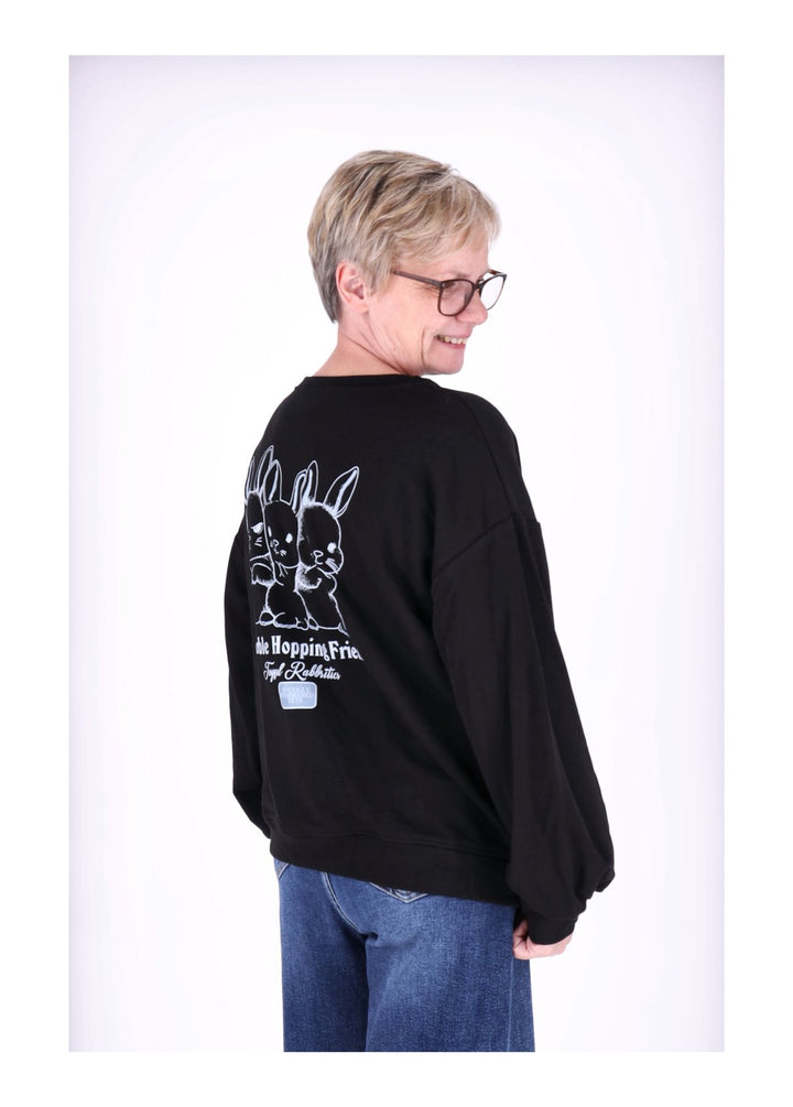 Splash of Color Sweatshirt Damen Hasen