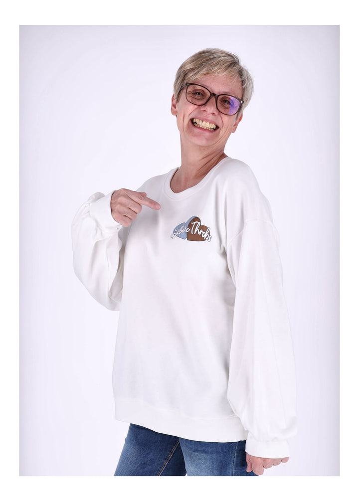Splash of Color Sweatshirt Damen Hasen