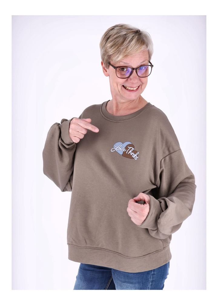 Splash of Color Sweatshirt Damen Hasen