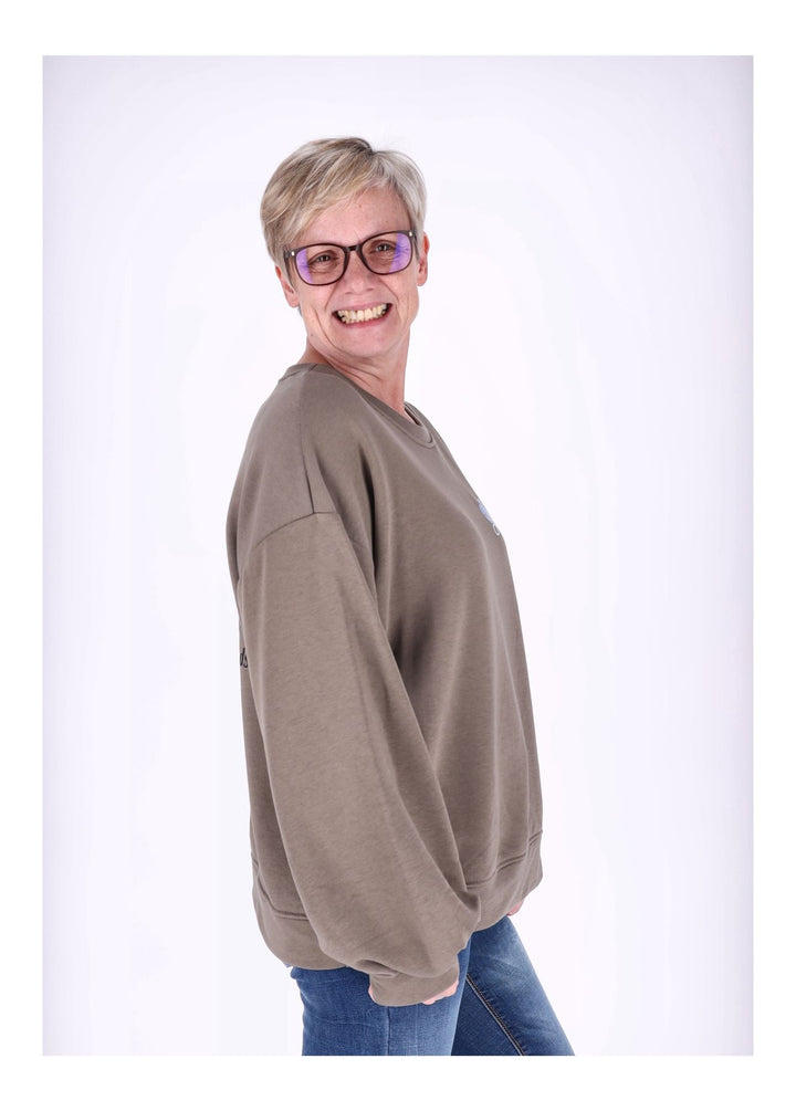 Splash of Color Sweatshirt Damen Hasen