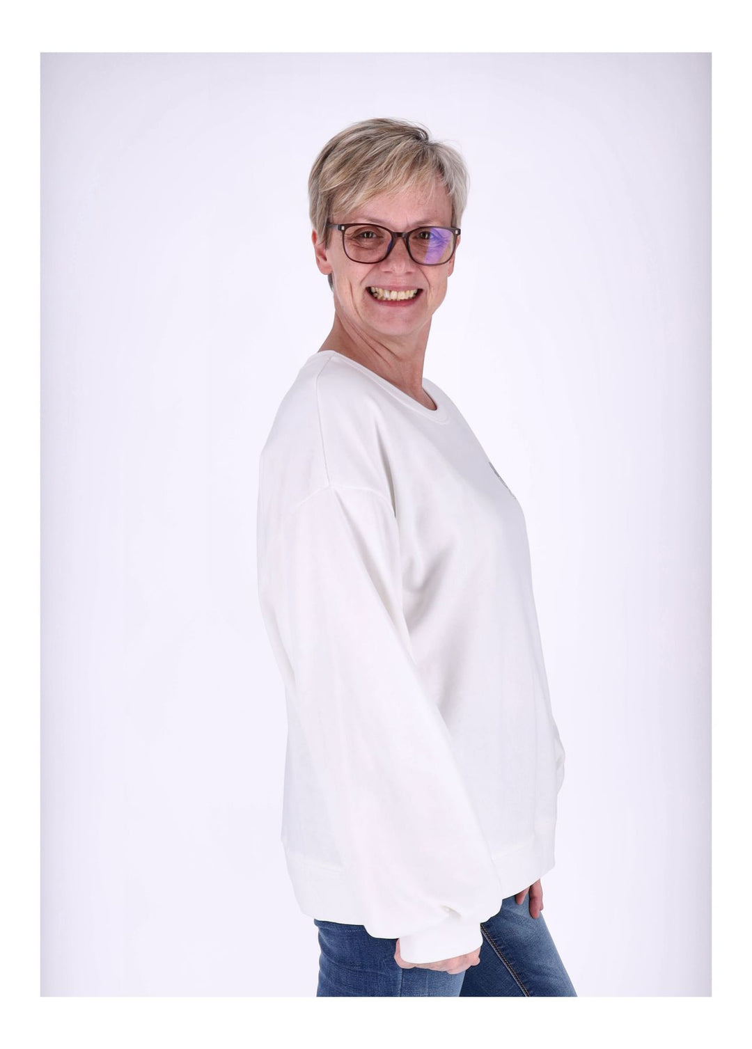 Splash of Color Sweatshirt Damen Hasen