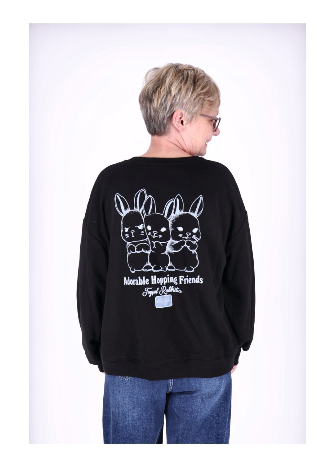 Splash of Color Sweatshirt Damen Hasen