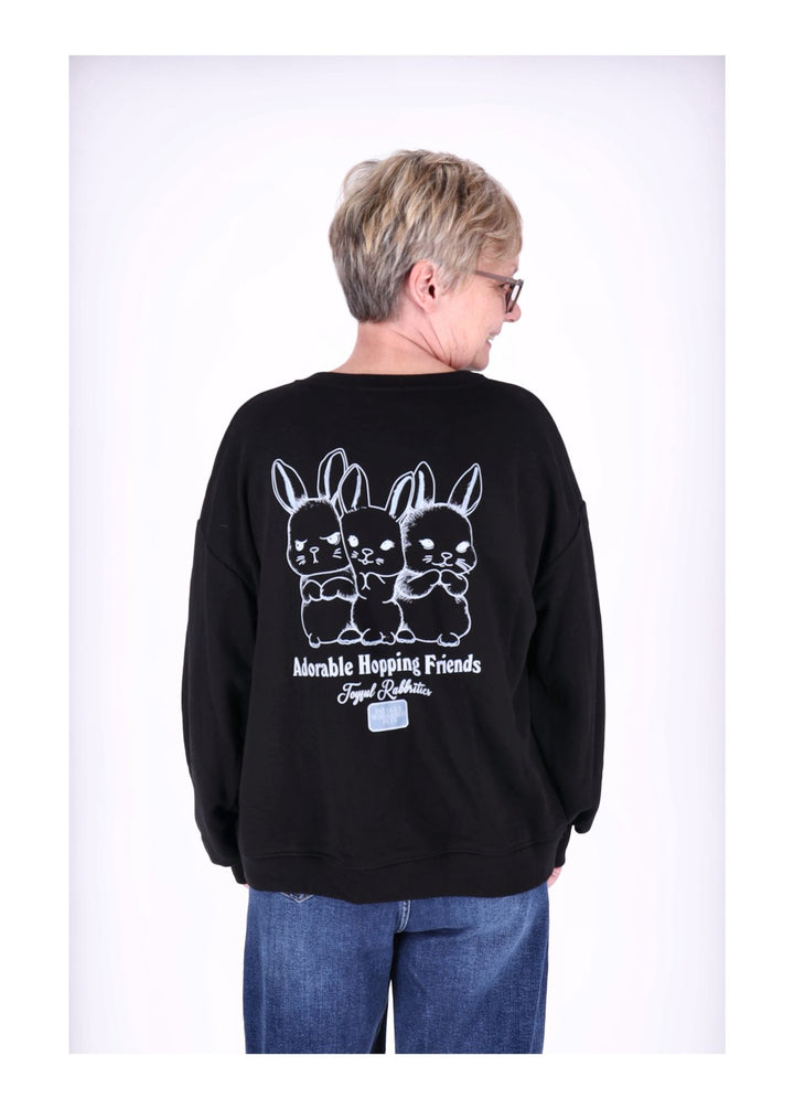 Splash of Color Sweatshirt Damen Hasen