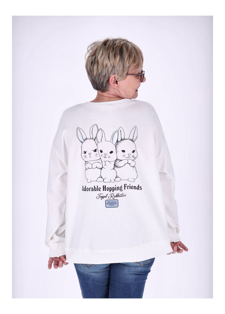 Splash of Color Sweatshirt Damen Hasen
