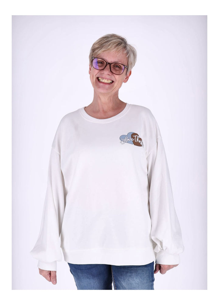 Splash of Color Sweatshirt Damen Hasen