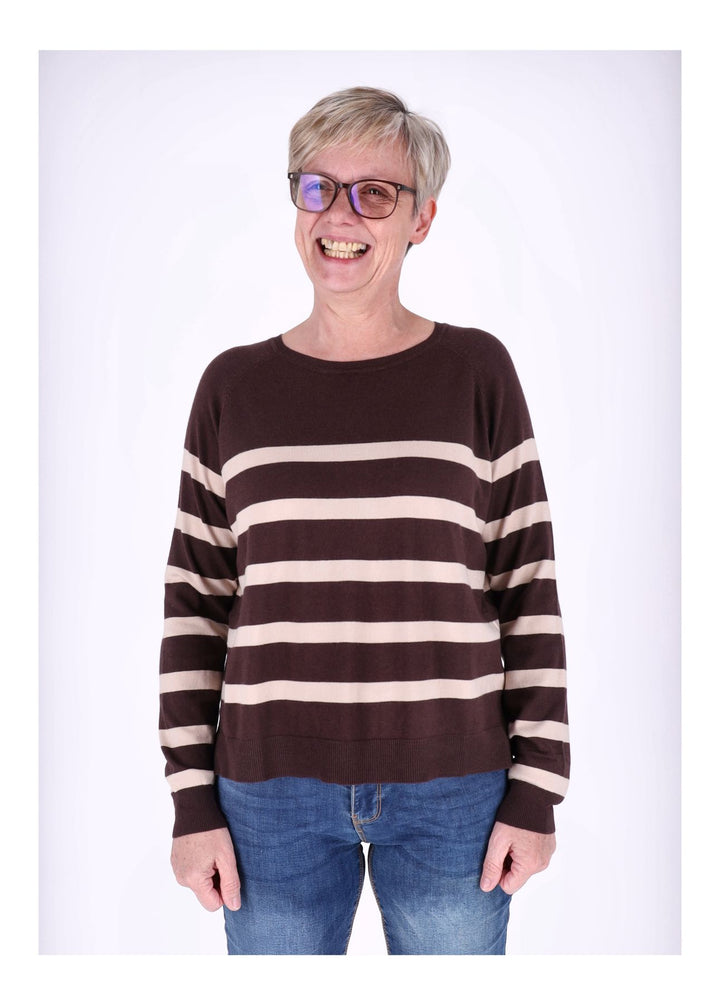 Splash of Color Strickpullover Ringel