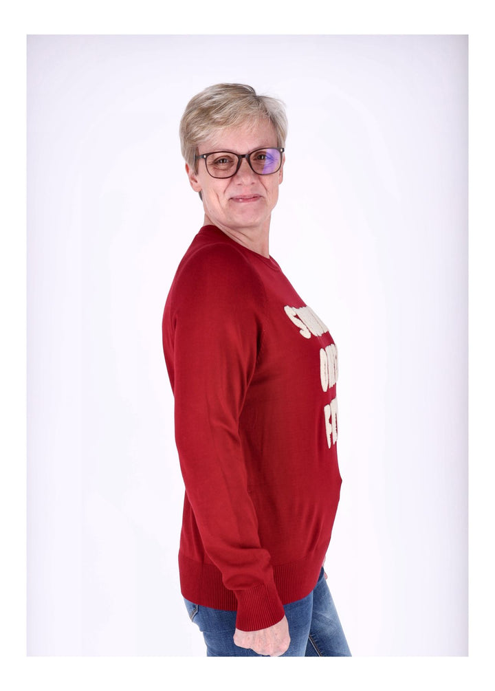 Splash of Color Strickpullover Damen
