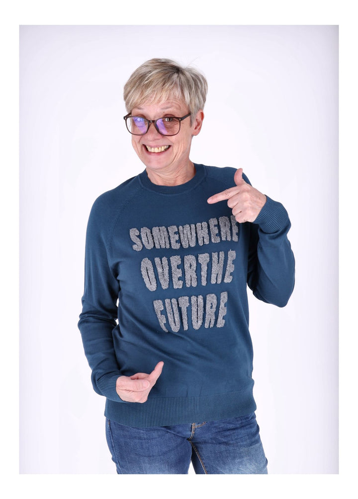 Splash of Color Strickpullover Damen