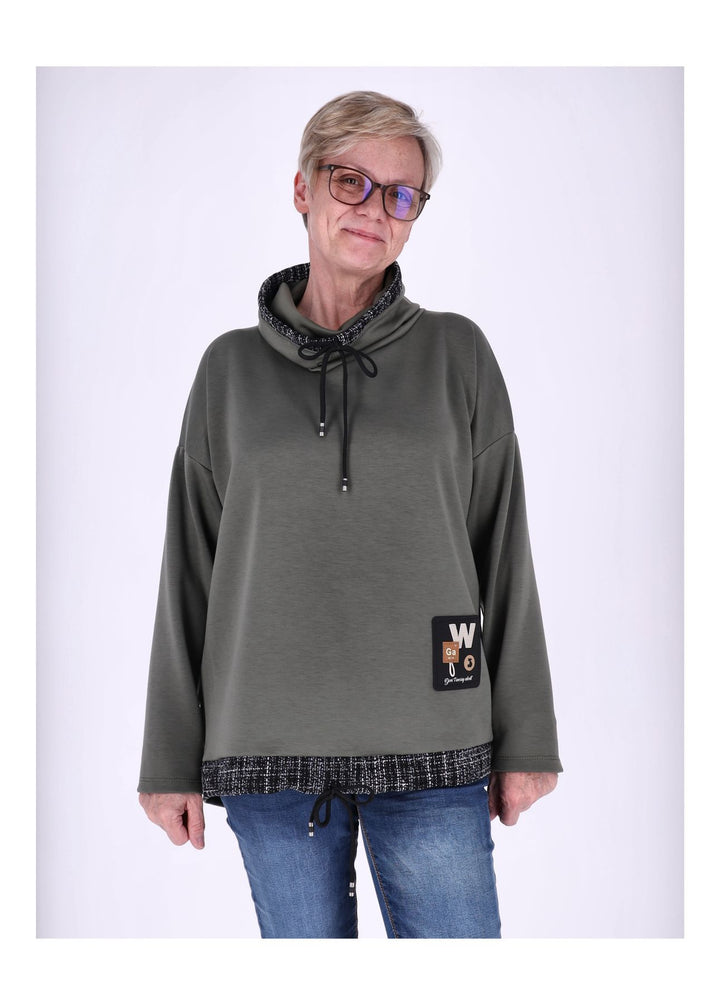Splash of Color Sweat Stehkragen