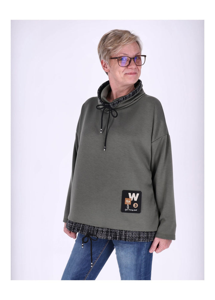 Splash of Color Sweat Stehkragen