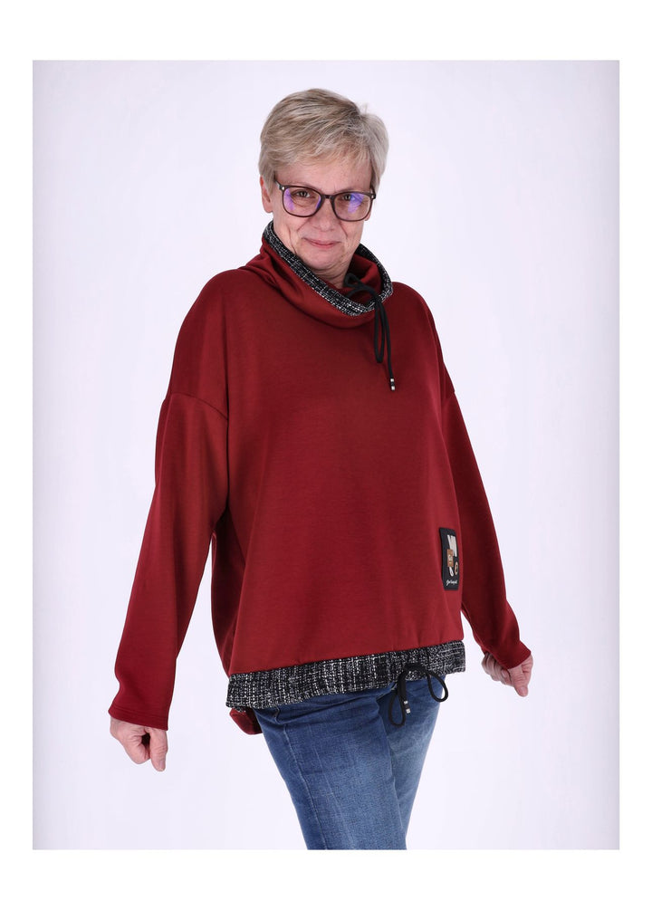Splash of Color Sweat Stehkragen