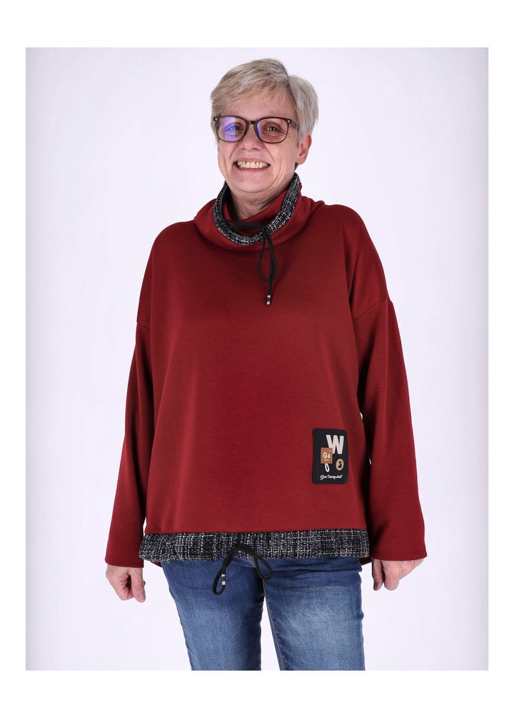 Splash of Color Sweat Stehkragen