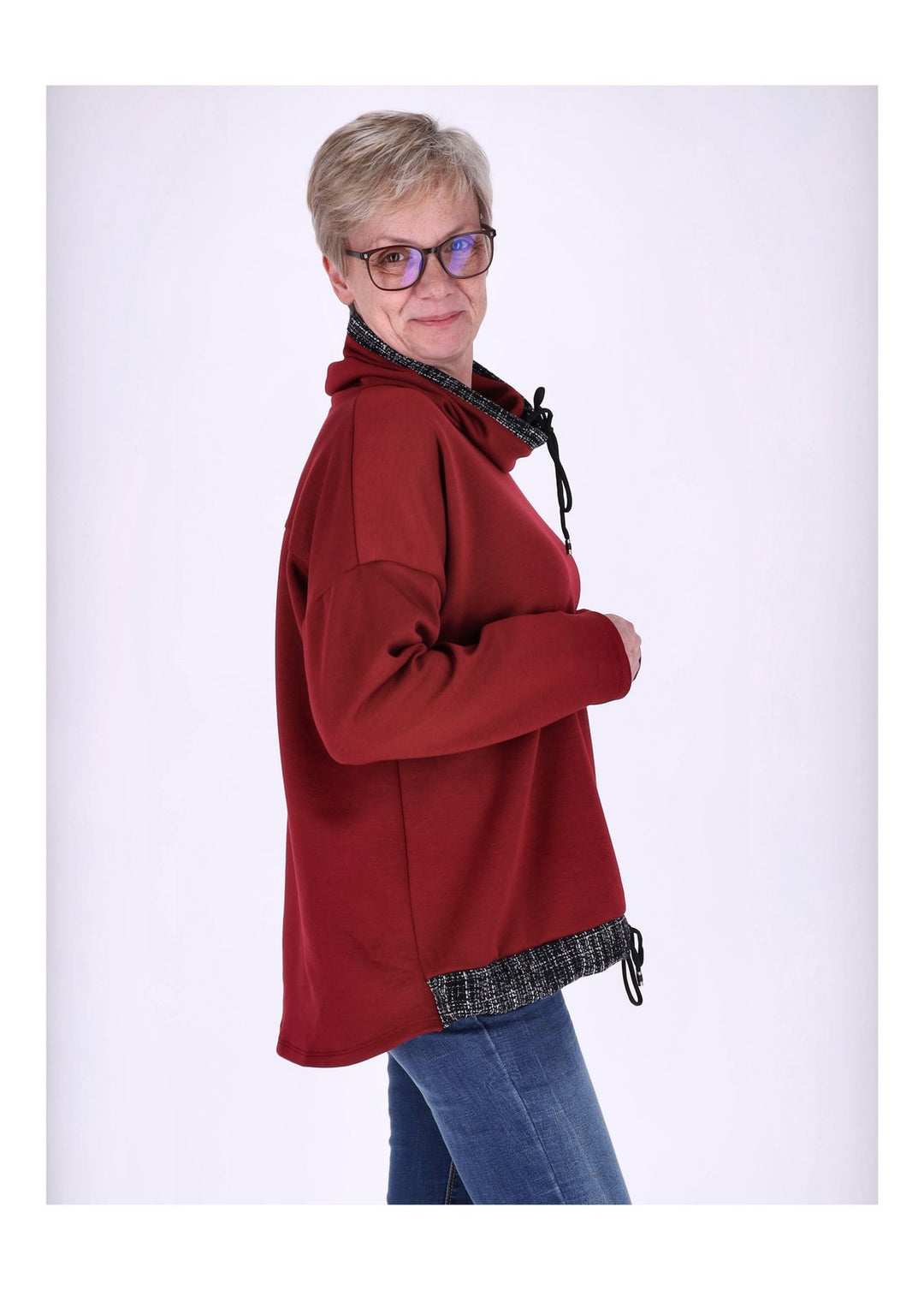 Splash of Color Sweat Stehkragen