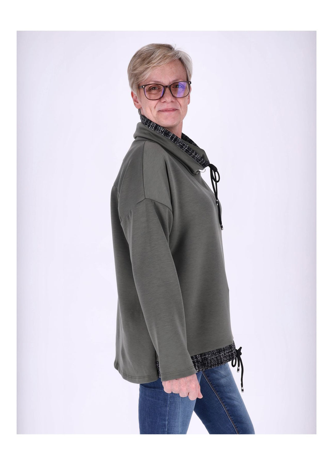 Splash of Color Sweat Stehkragen