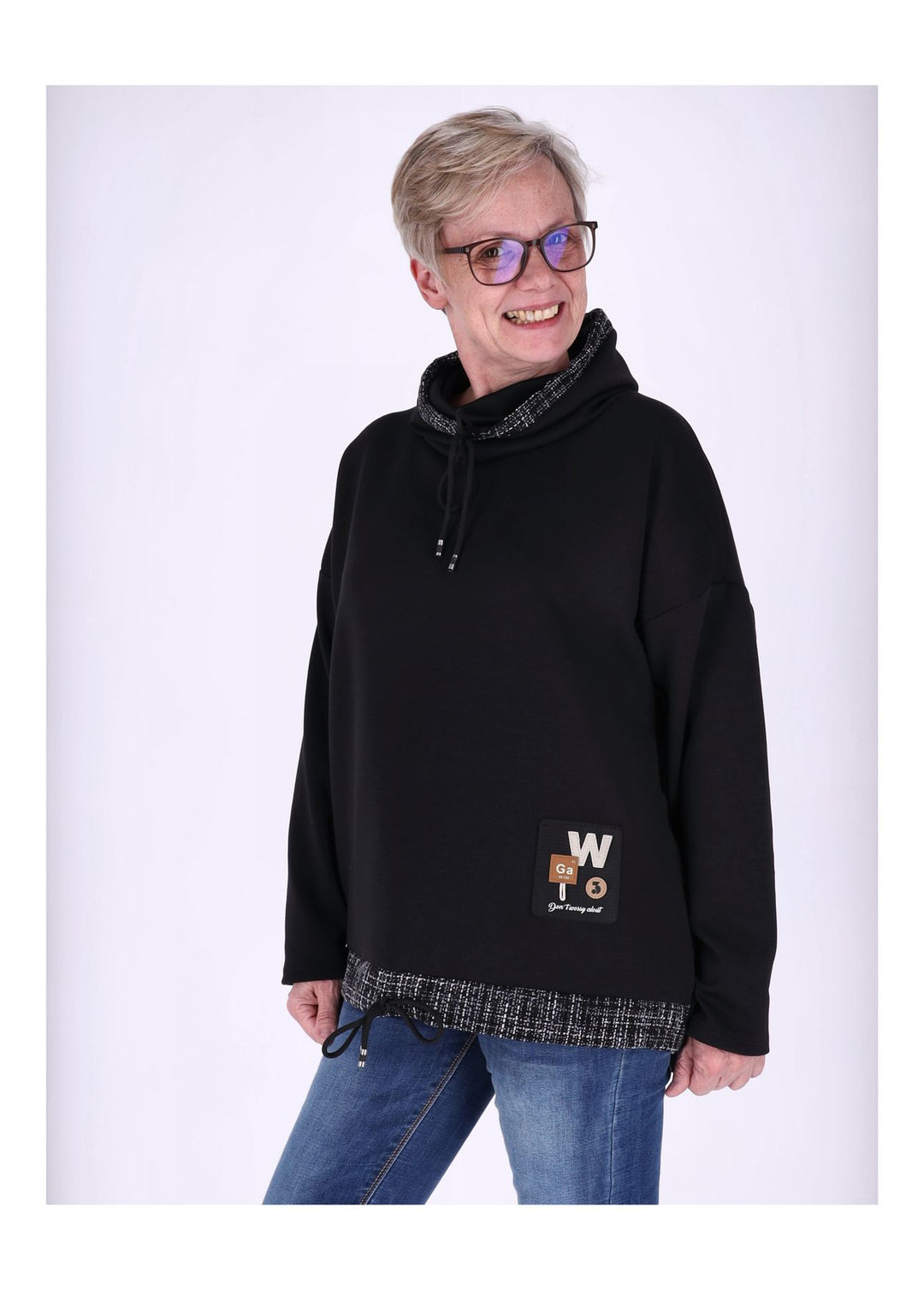 Splash of Color Sweat Stehkragen