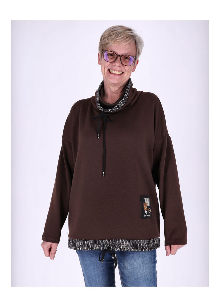 Splash of Color Sweat Stehkragen