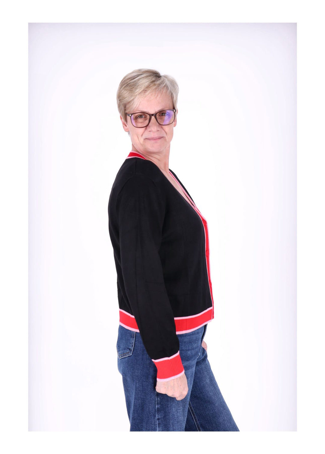 Splash of Color Strickjacke Damen