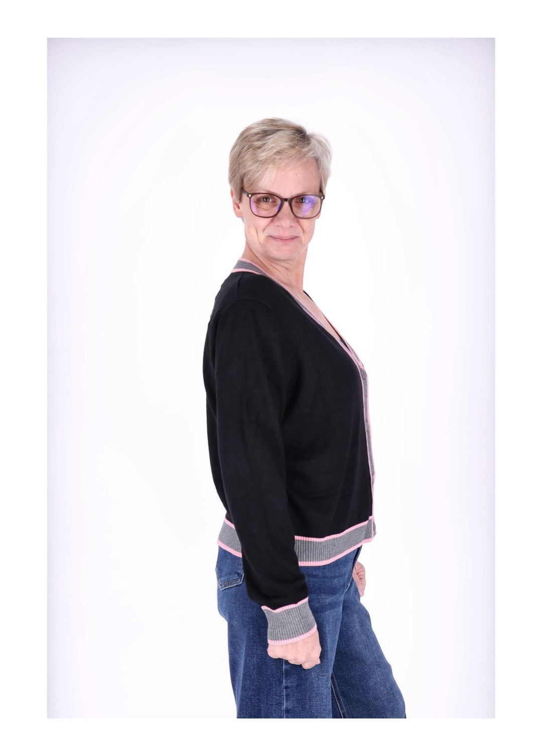 Splash of Color Strickjacke Damen