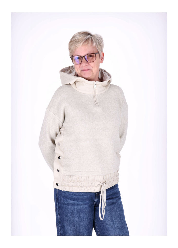Splash of Color Strickpullover mit Kapuze