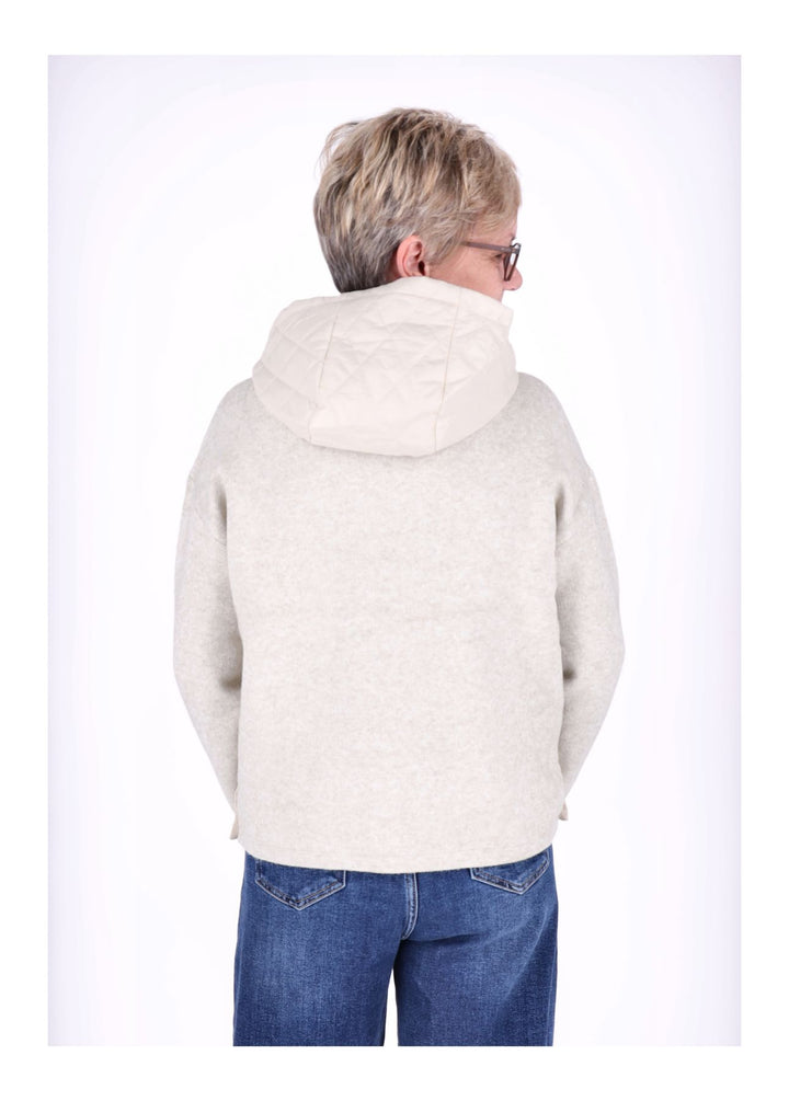 Splash of Color Strickpullover mit Kapuze