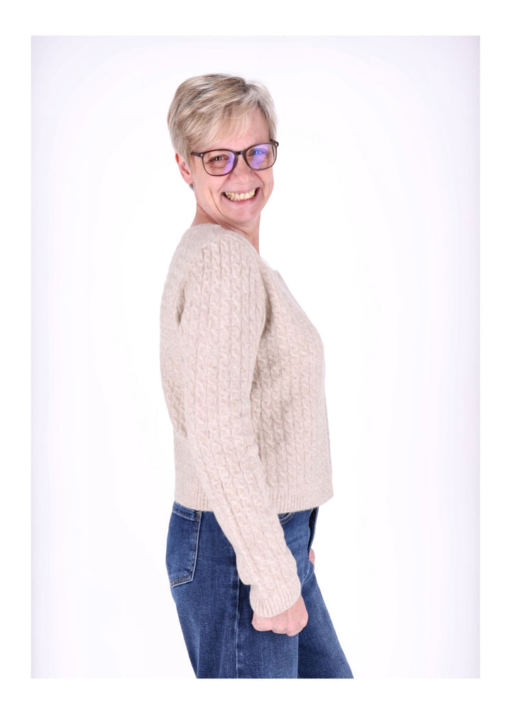 Splash of Color Strickjacke Double Layer