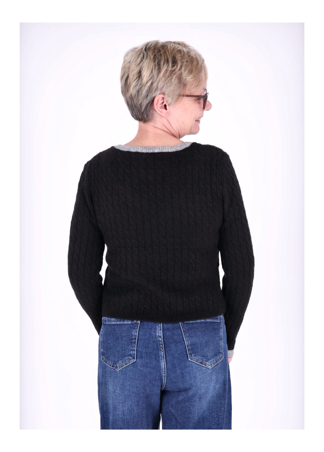 Splash of Color Strickpullover Damen