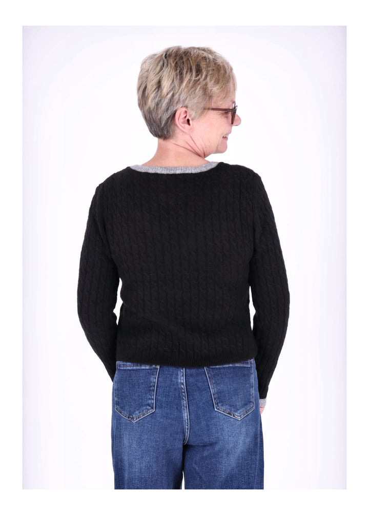 Splash of Color Strickpullover Damen