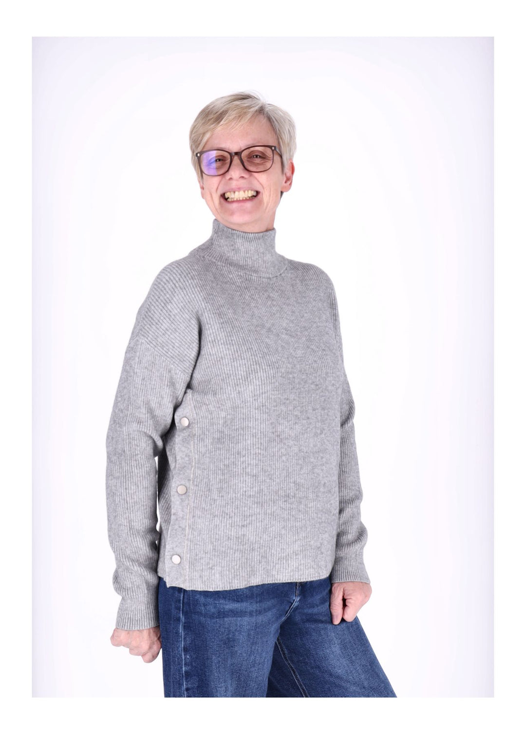 Splash of Color Strickpullover Damen