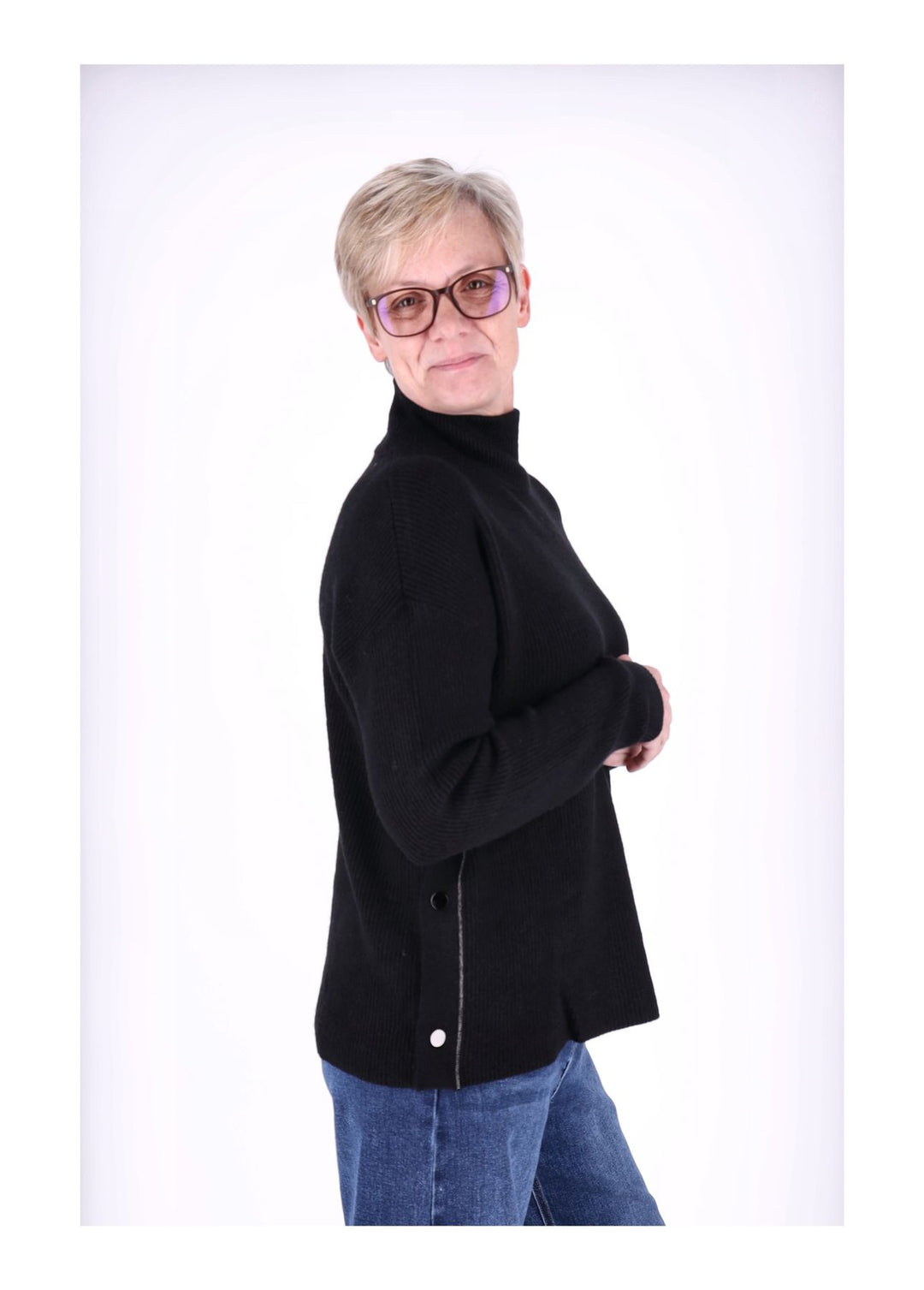 Splash of Color Strickpullover Damen