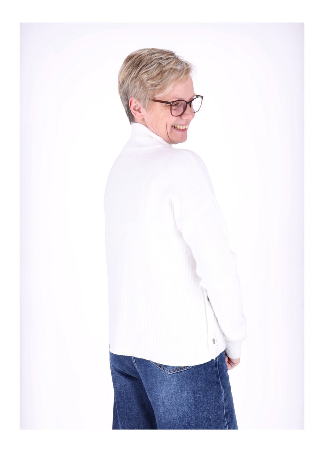 Splash of Color Strickpullover Damen