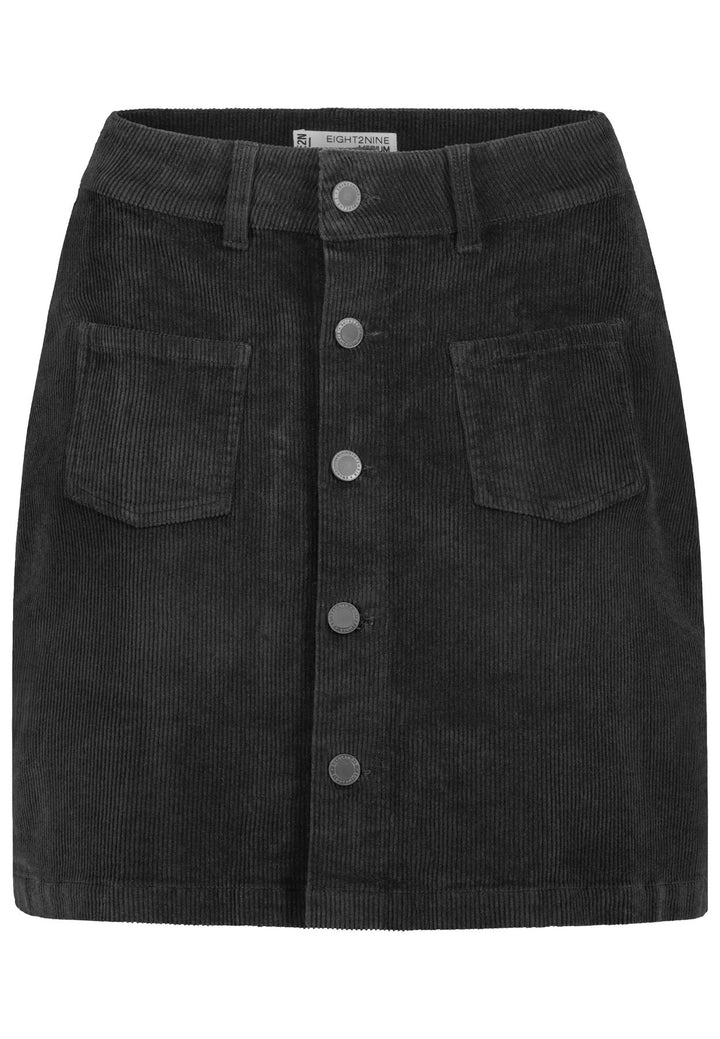 Authentic Style Mini Rock mit Knopfleiste