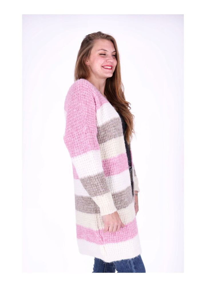 Splash of Color Strickjacke Streifen