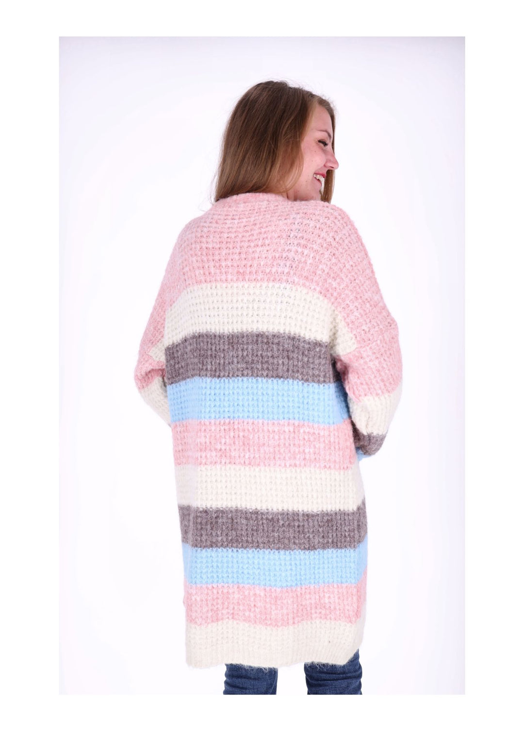 Splash of Color Strickjacke Streifen