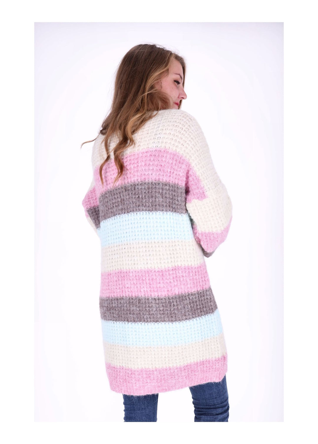 Splash of Color Strickjacke Streifen