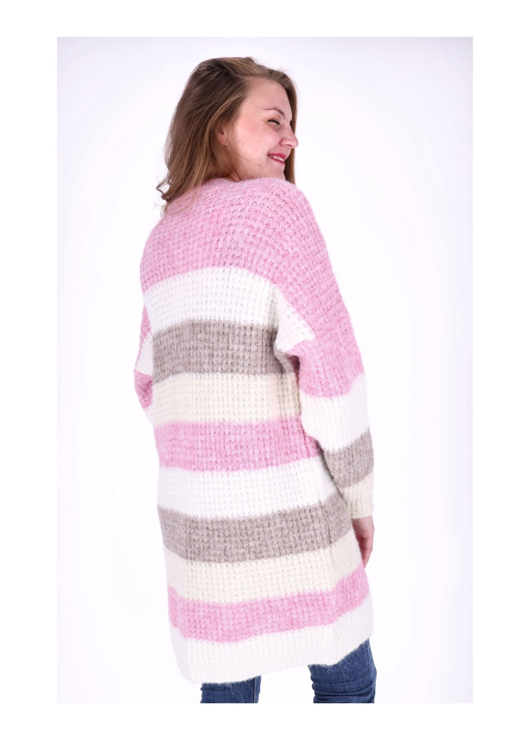 Splash of Color Strickjacke Streifen
