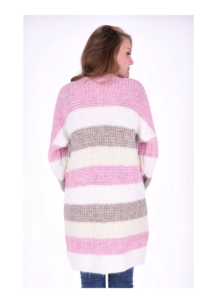 Splash of Color Strickjacke Streifen