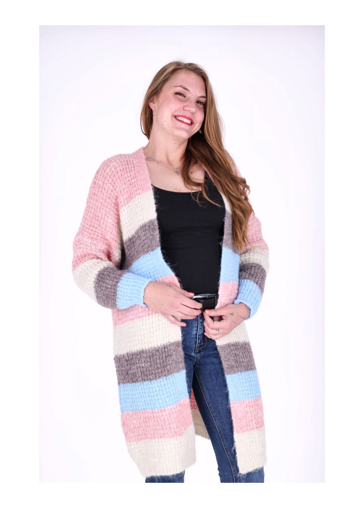 Splash of Color Strickjacke Streifen