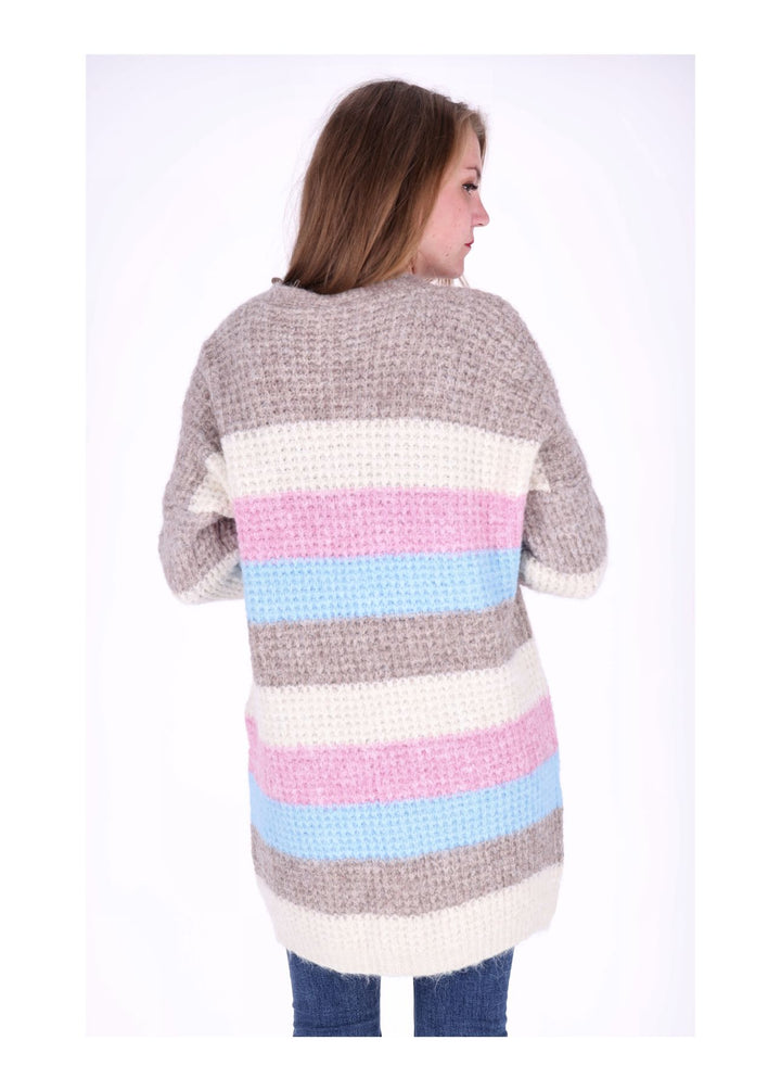 Splash of Color Strickjacke Streifen