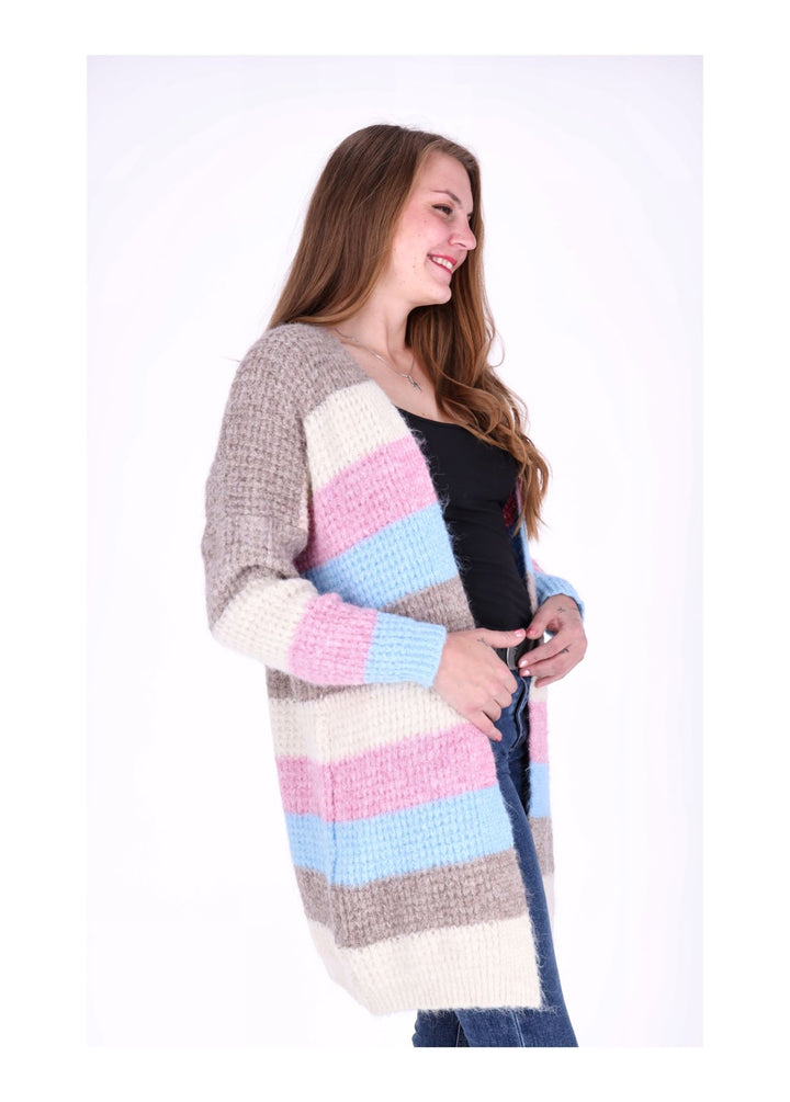 Splash of Color Strickjacke Streifen