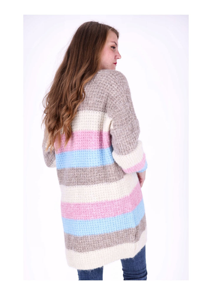 Splash of Color Strickjacke Streifen
