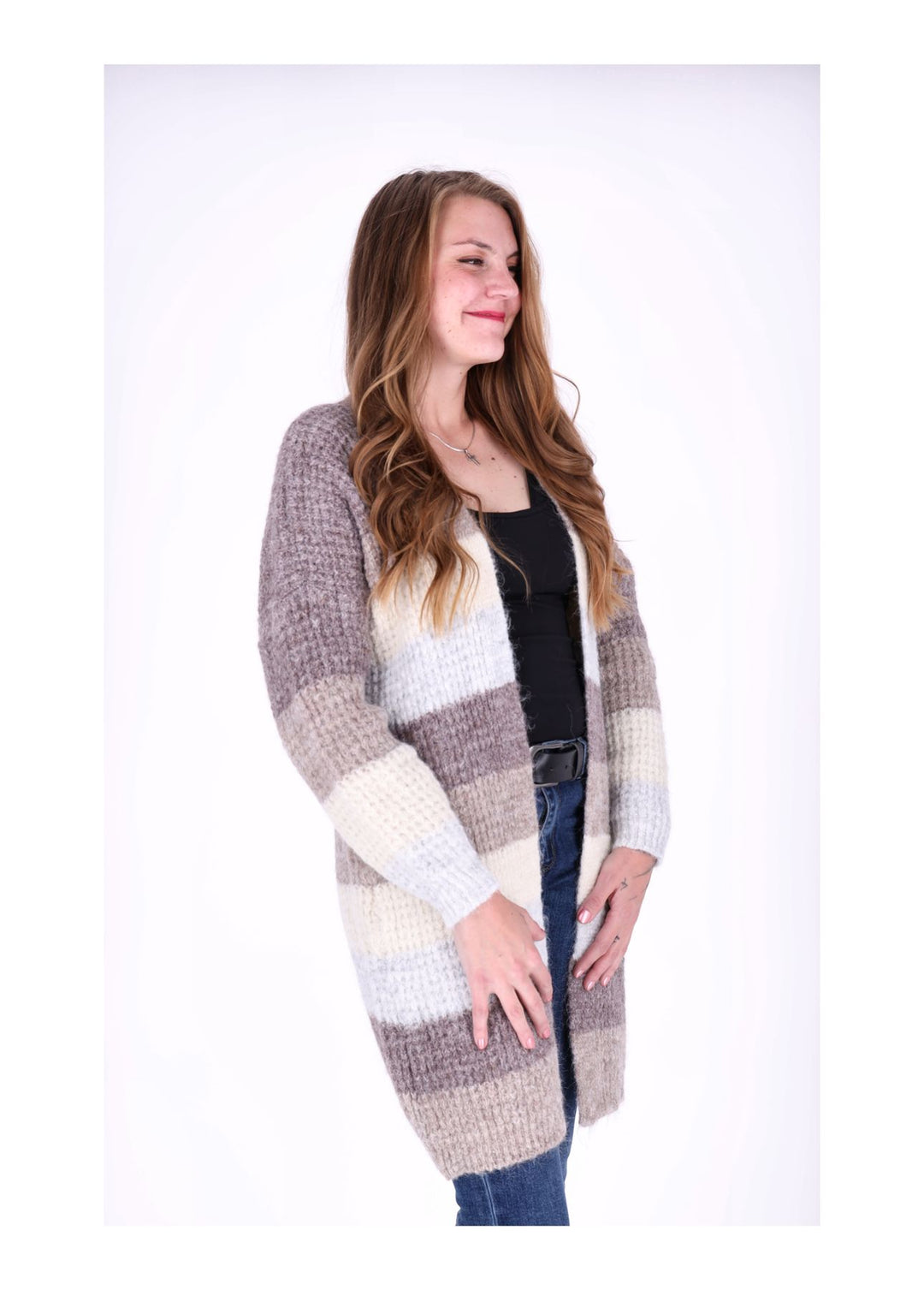 Splash of Color Strickjacke Streifen