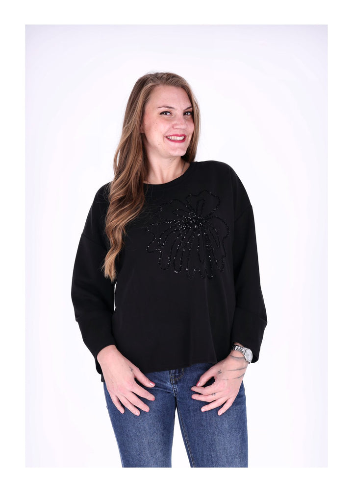 Splash of Color Damen Sweatshirt Blume
