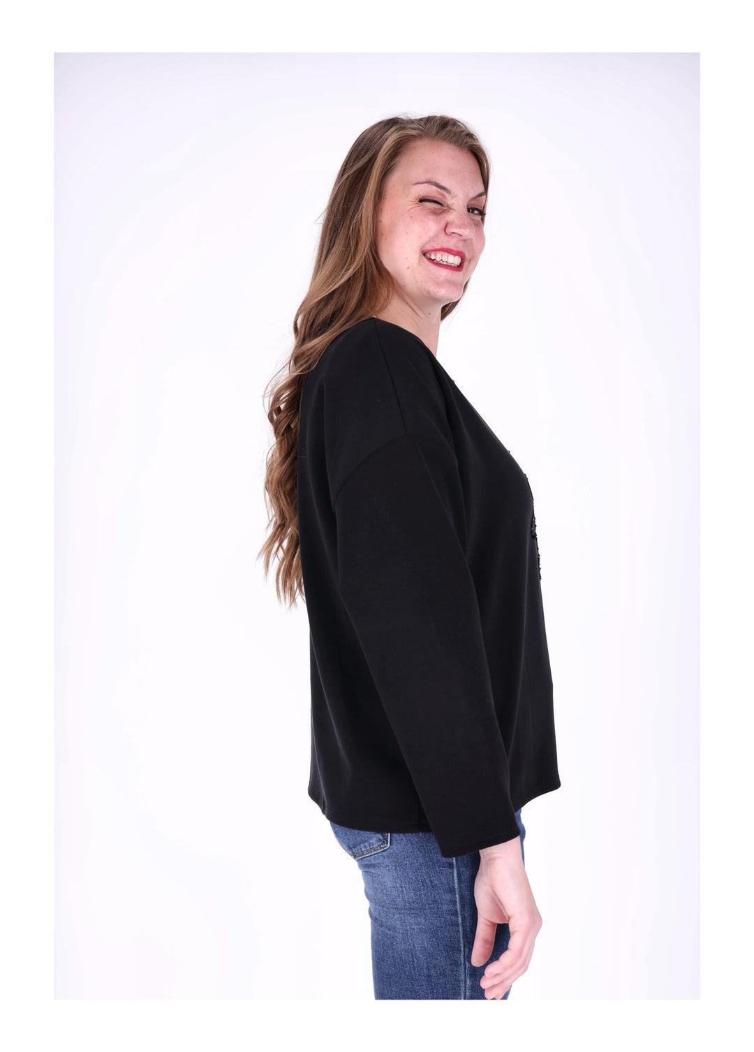 Splash of Color Damen Sweatshirt Blume