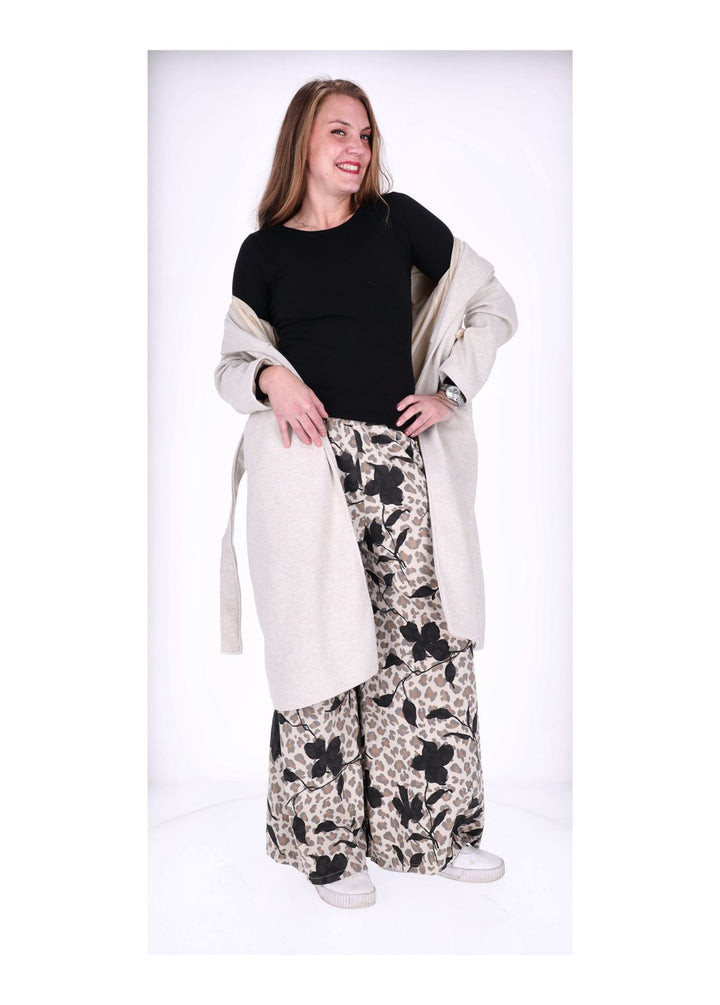 Splash of Color Cordhose Damen Wide Leg
