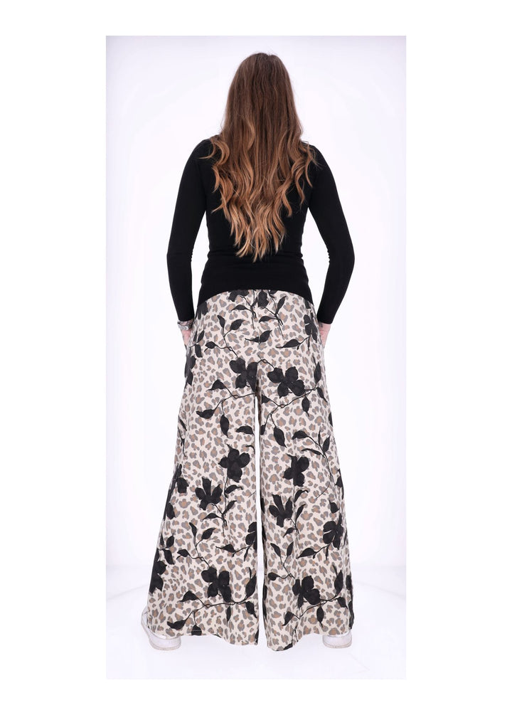 Splash of Color Cordhose Damen Wide Leg